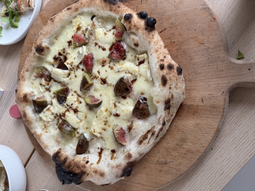 Pizza met vijgen